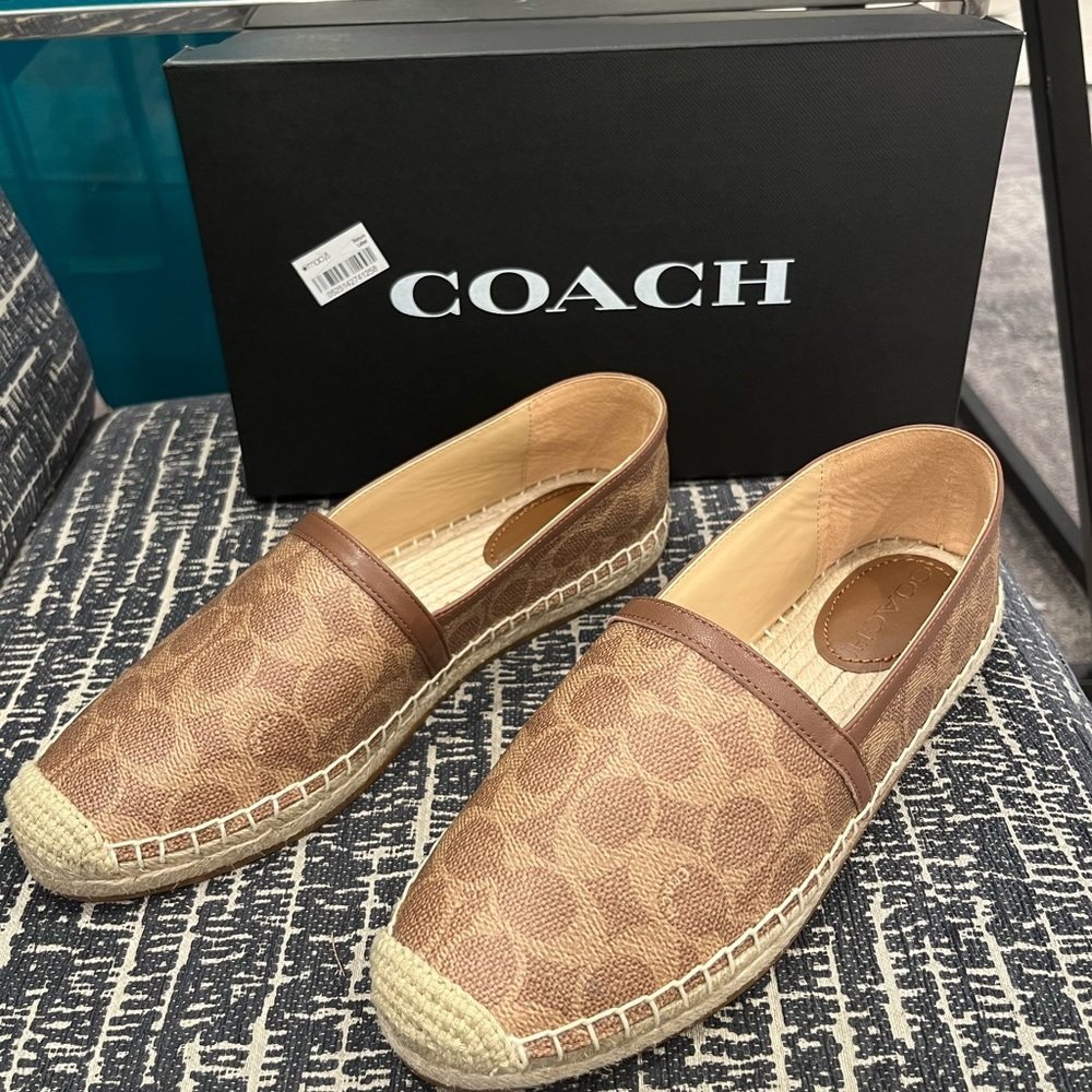 Coach Women's Brown Espadrille Shoes